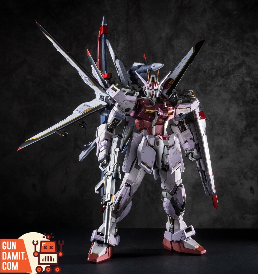 MS 1/72 NT-02 GAT-X105 Aile Strike Gundam Metal Build Red