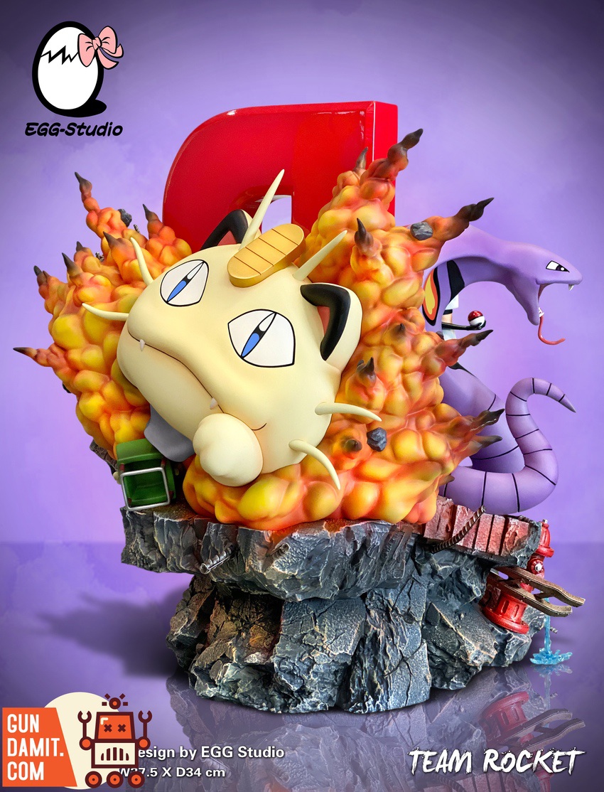 ポケモンガレージキット　Team Rocket フィギュア EGG Studio NEW Egg Studio - Team Rocket Pokemon Resin Statue | eBay