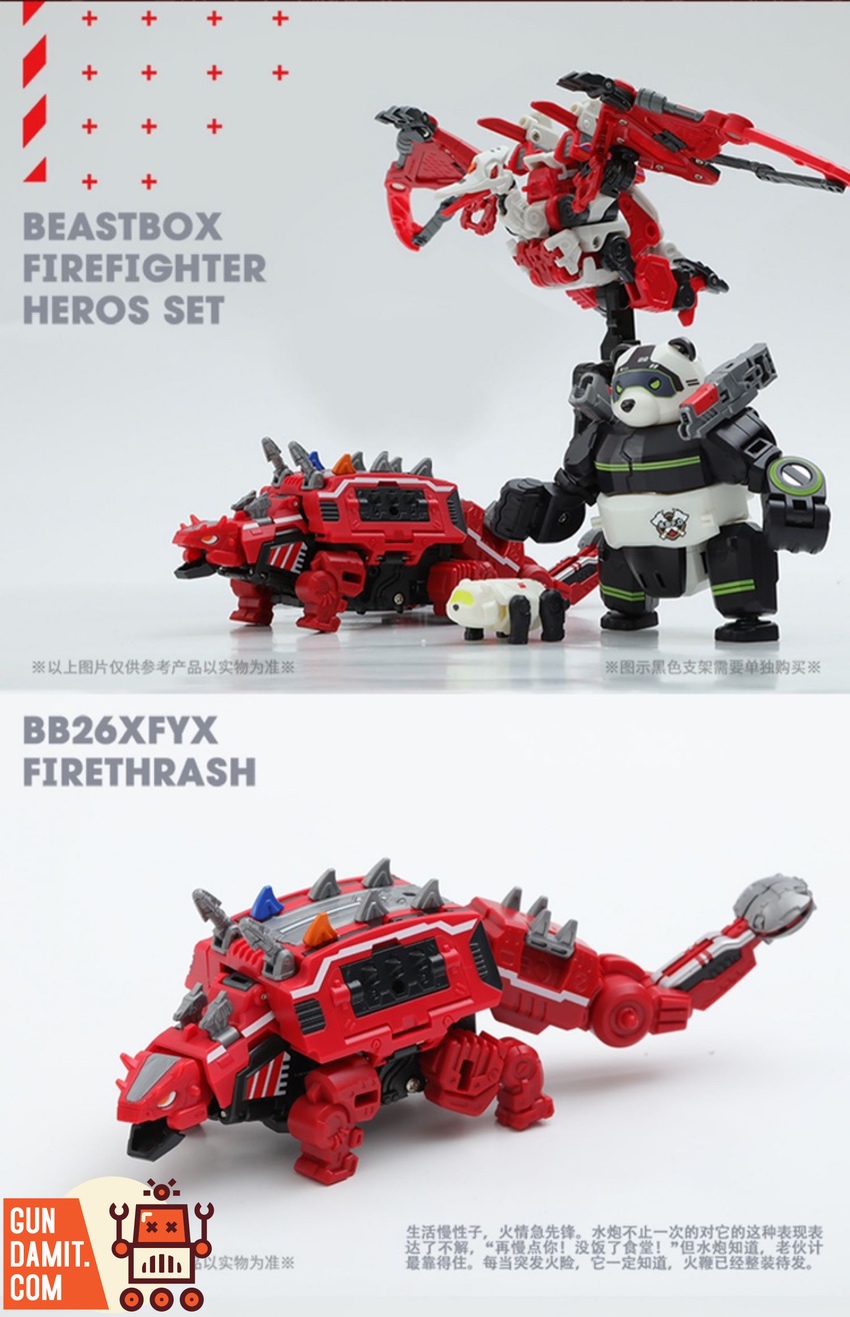 52Toys BeastBox Firefighter Heroes Set of 3 - GunDamit Store