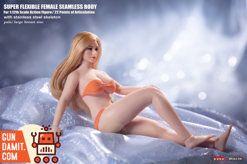 TBLeague PLLB2022-T05A PALE 女素体 1/12 TBLeague 1/12 PLMB2022-T05A Pale Skin Female Seamless Body
