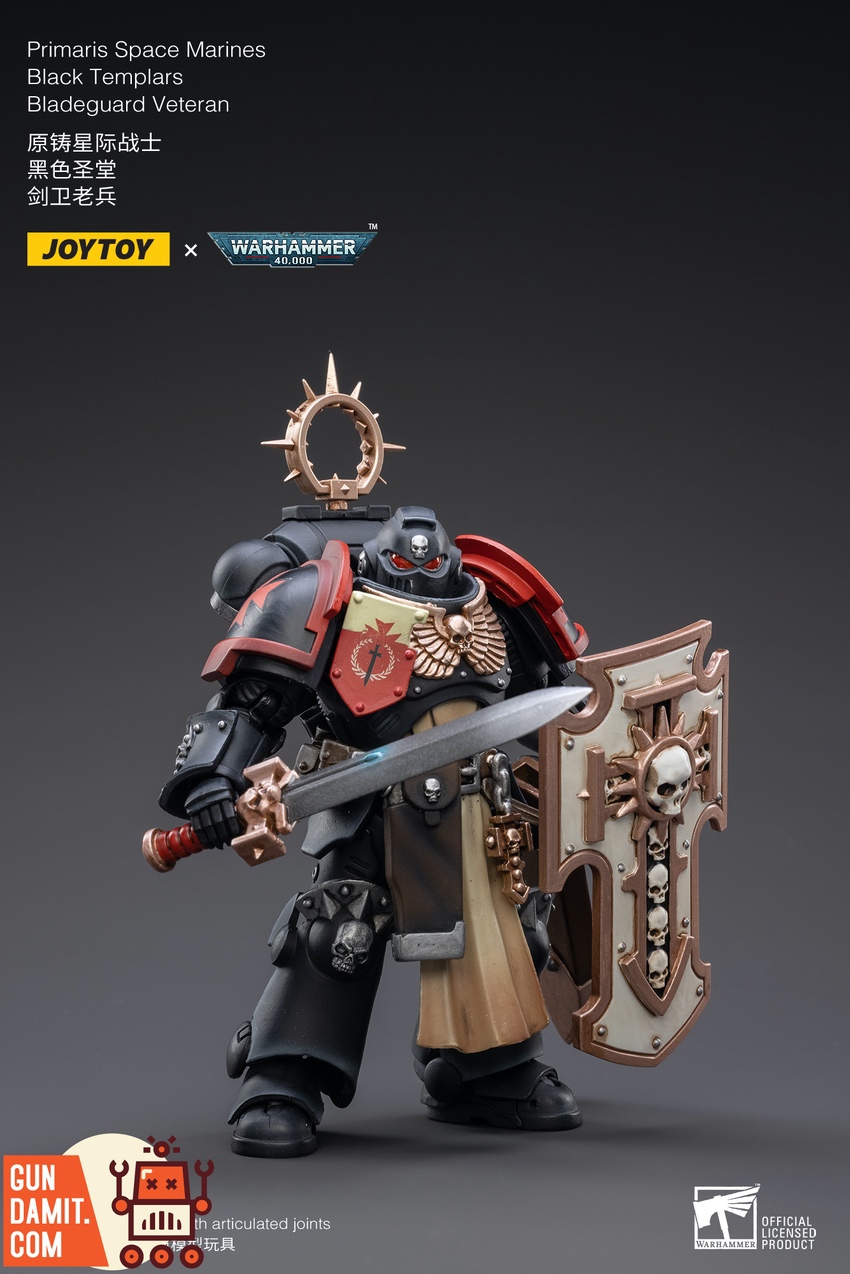 X3 Vétérans Bladeguard Space Marines – Figurines Warhammer 40K En Plastique (P-00EXB), Occasion