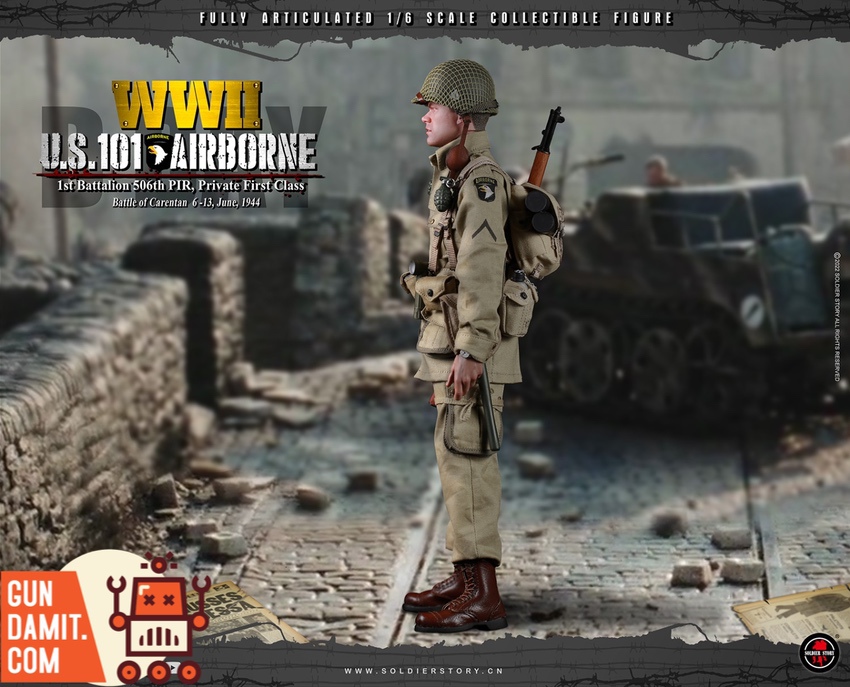 その他 Soldier Story Scale WWII U.S. 101st Airb 1/6 WWII U.S. 101st Airborne DIV. 1st Battalion 506th PIR