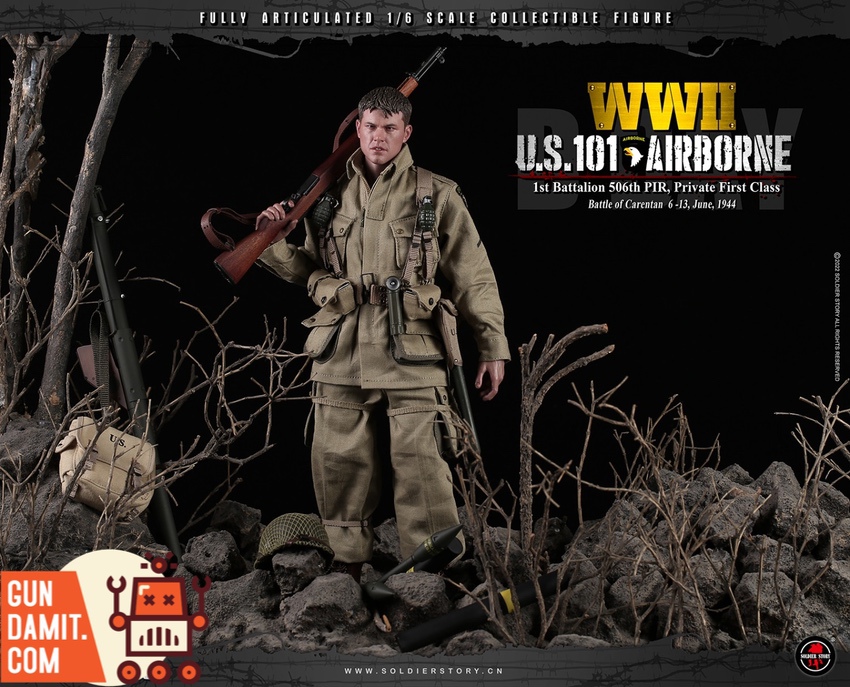 Soldier Story 1/6 SS-126 WWII U.S. 101st Paratrooper Airborne - GunDamit  Store