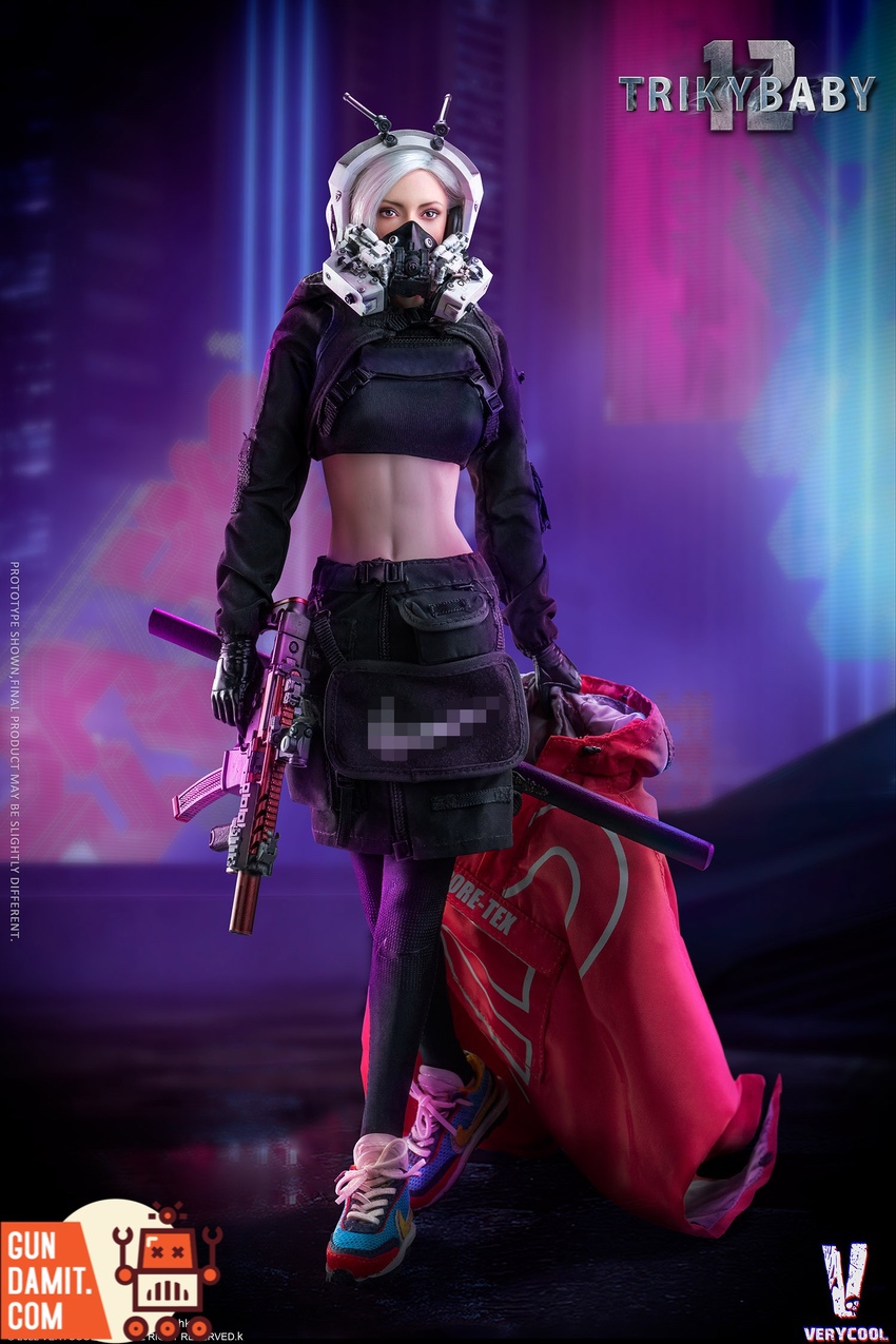VERYCOOL 1/6 VCF-2060B Cyberpunk Series Trickybaby 12 Rainbow