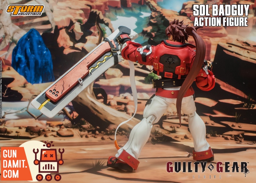 Storm Toys SOL BADGUY アクションフィギュア ACSB01G Storm Toys ACSB01 GUILTY GEAR SOL BADGUY 1/12 Scale Action