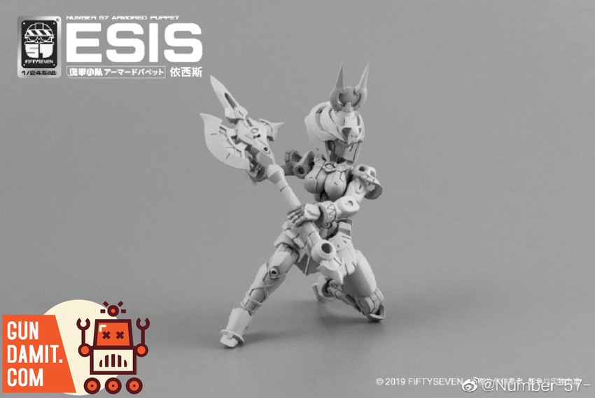 No.57 1/24 Armored Puppet Esis Model Kit - GunDamit Store