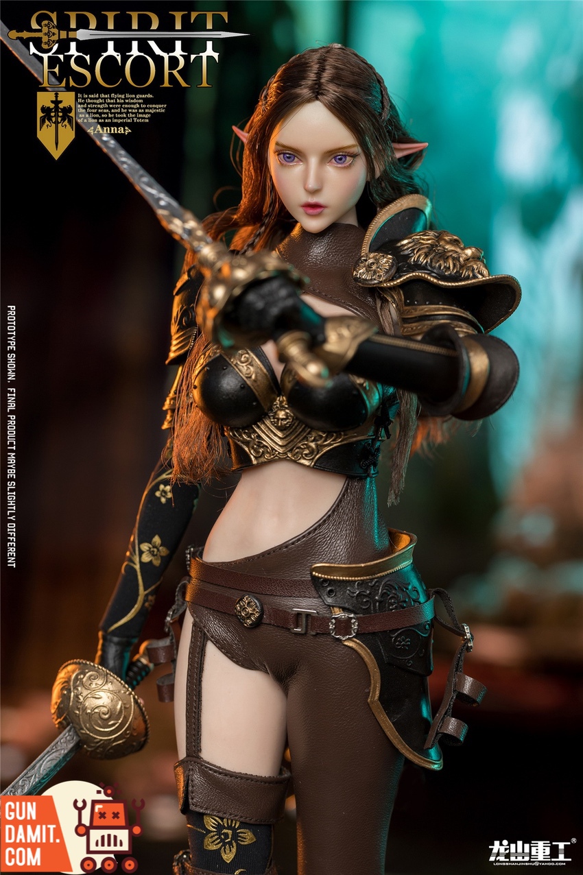 1/6 ピリットエスコート アンナ （LS2022-05A） ☆龍山重工☆スピリットエスコート アンナ 1/6 アクションフィギュア