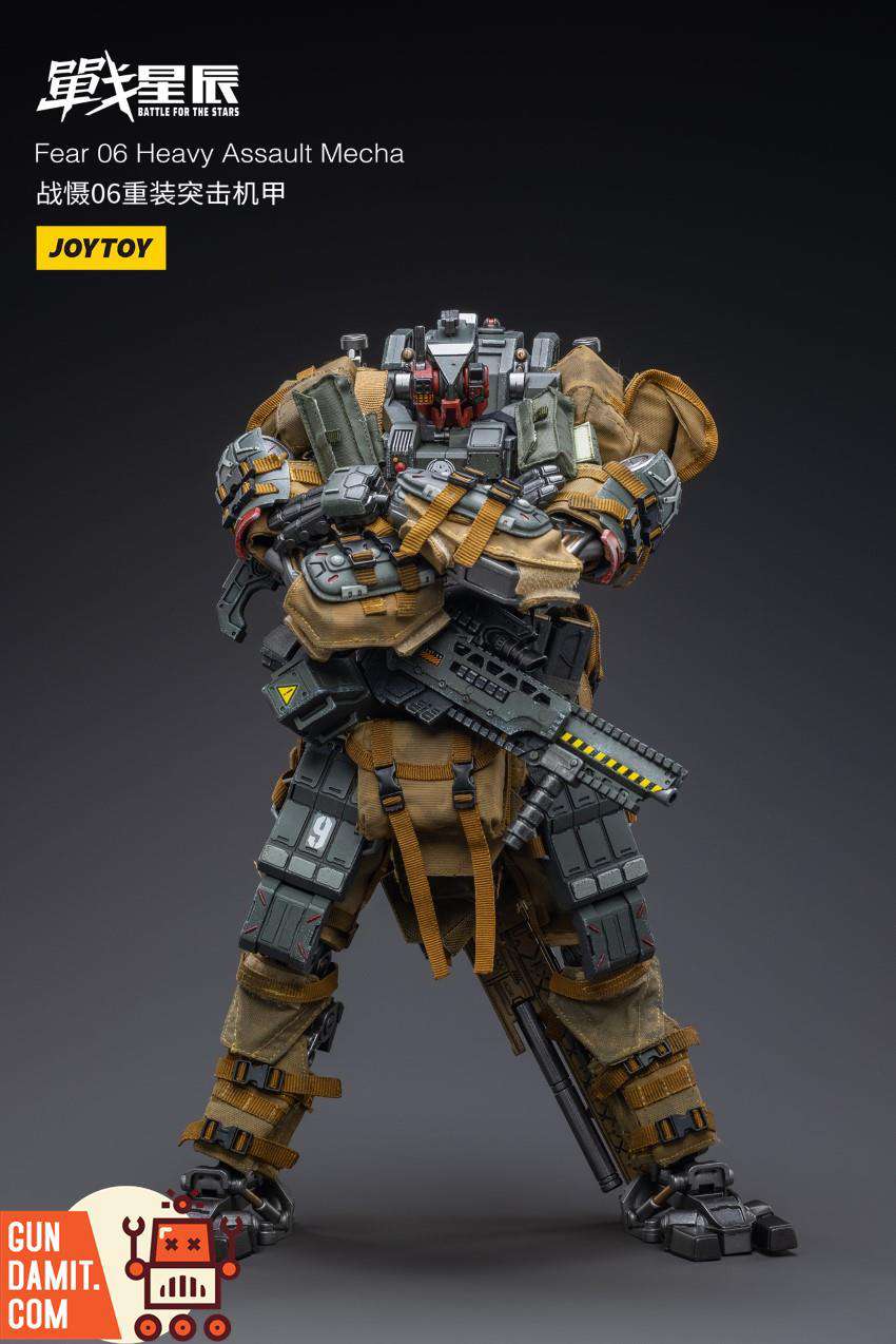 JOYTOY 1/18 Action Figure Fear 06 Heavy Assault Mecha 31,8 Cm - Modello Da Collezione Con Soldato