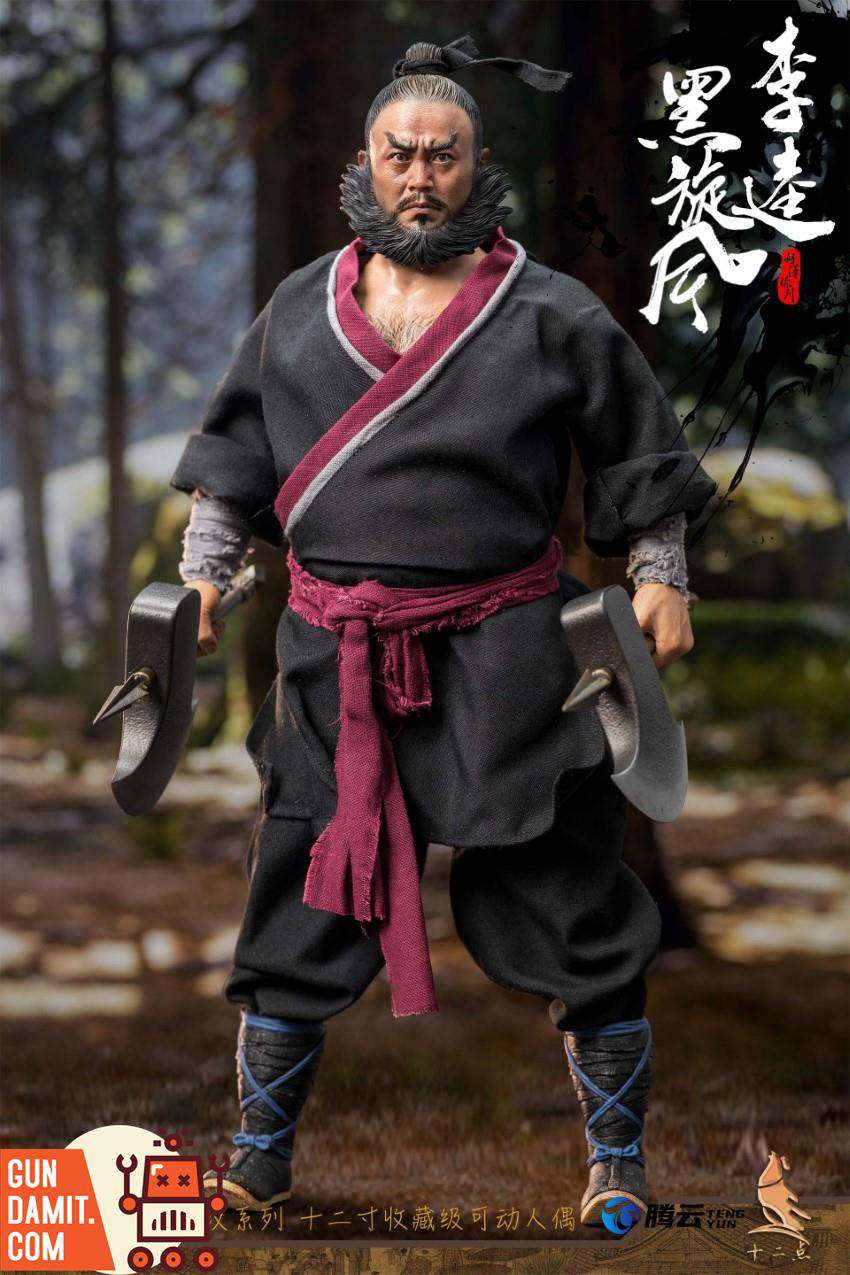 Twelve O'clock 1/6 T-03 Water Margin Black Whirlwind Li Kui