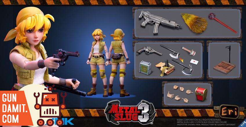 Tunshi Studio 1/12 SNK メタルスラッグ エリ カサモト Tunshi Studio 1/12 SNK Licensed Metal Slug 3 Eri Kasamoto