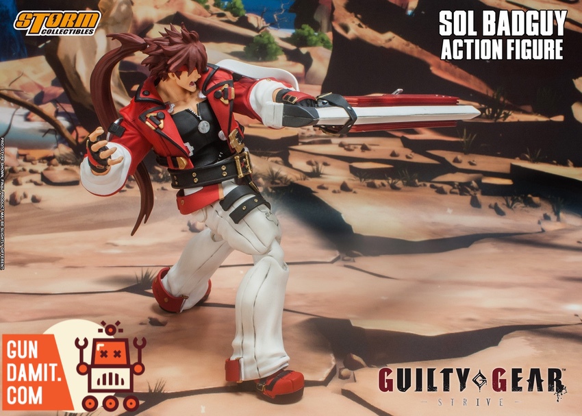 Storm Toys ACSB01 Guilty Gear Strive Sol Badguy - Gundamit