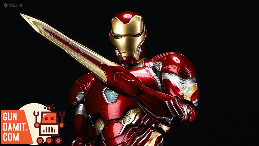 ThreeA ミクロマン2セット Threezero Studio 1/12 Infinity Saga DLX Iron Man Mark 50