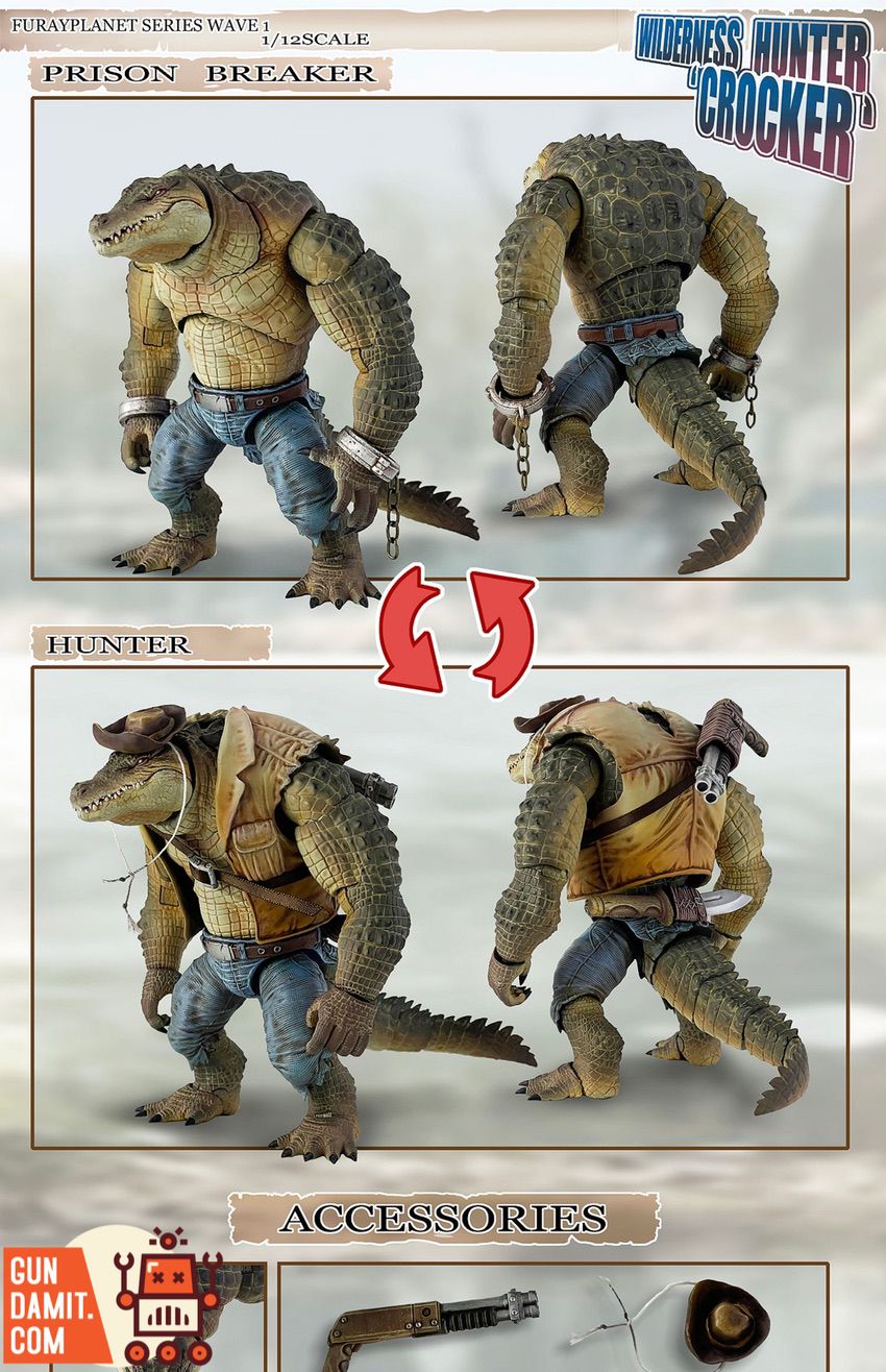 Maestro Union 1/12 MU-FP001 Wilderness Hunter Crocker Furayplant