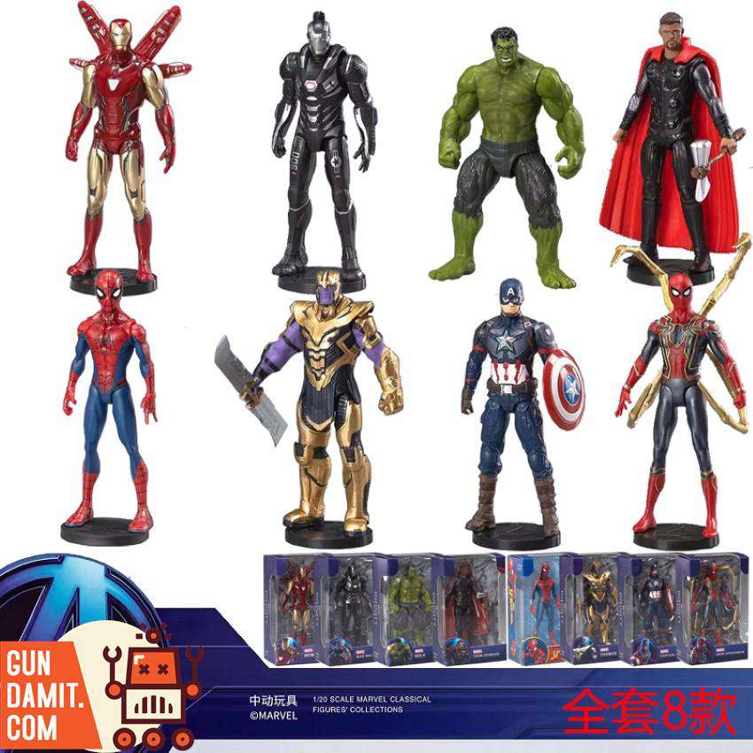 ZT Toys 1/20 Marvel Licensed The Avengers Action Figure Set