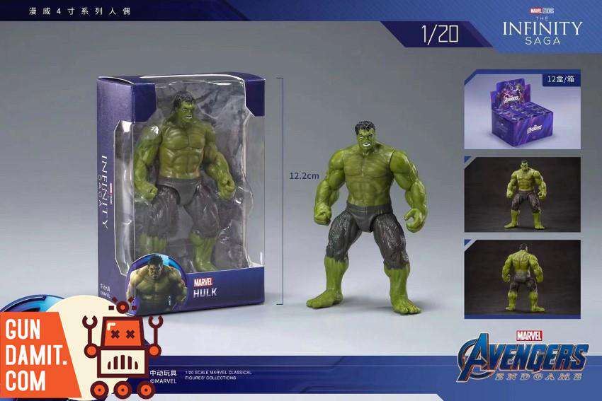 ZT Toys 1/20 Marvel Licensed The Avengers Action Figure Set of 8