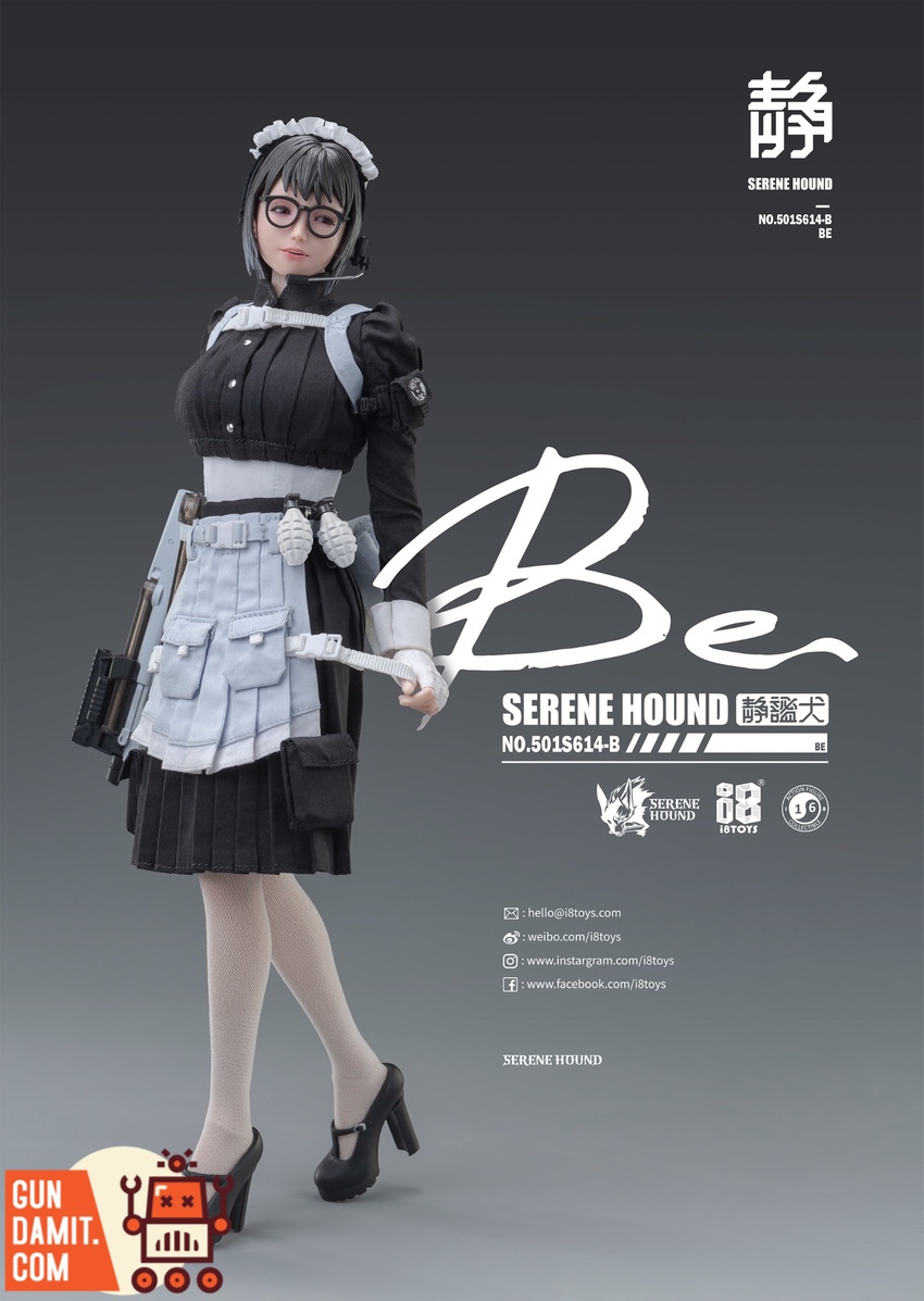 I8 Toys 1/6 Serene Hound Cerberus Maid Team Be - GunDamit Store