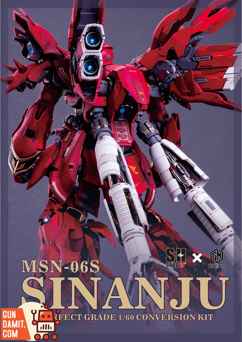 SH Studio & GM Dream 1/60 Upgrade Garage Kit for PG MSN-06S