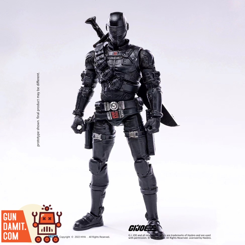 Hiya Toys 1/18 G.I.Joe Exquisite Mini Snake Eyes