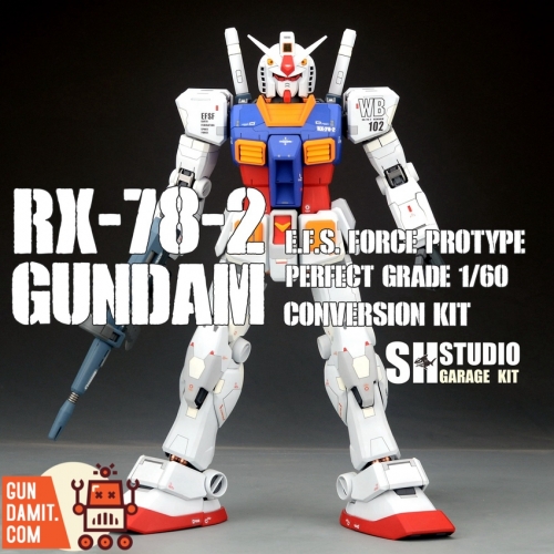 SH Studio 1/60 RX-78-2 EVO Conversion Kit for PG Gundam | GunDamit.com