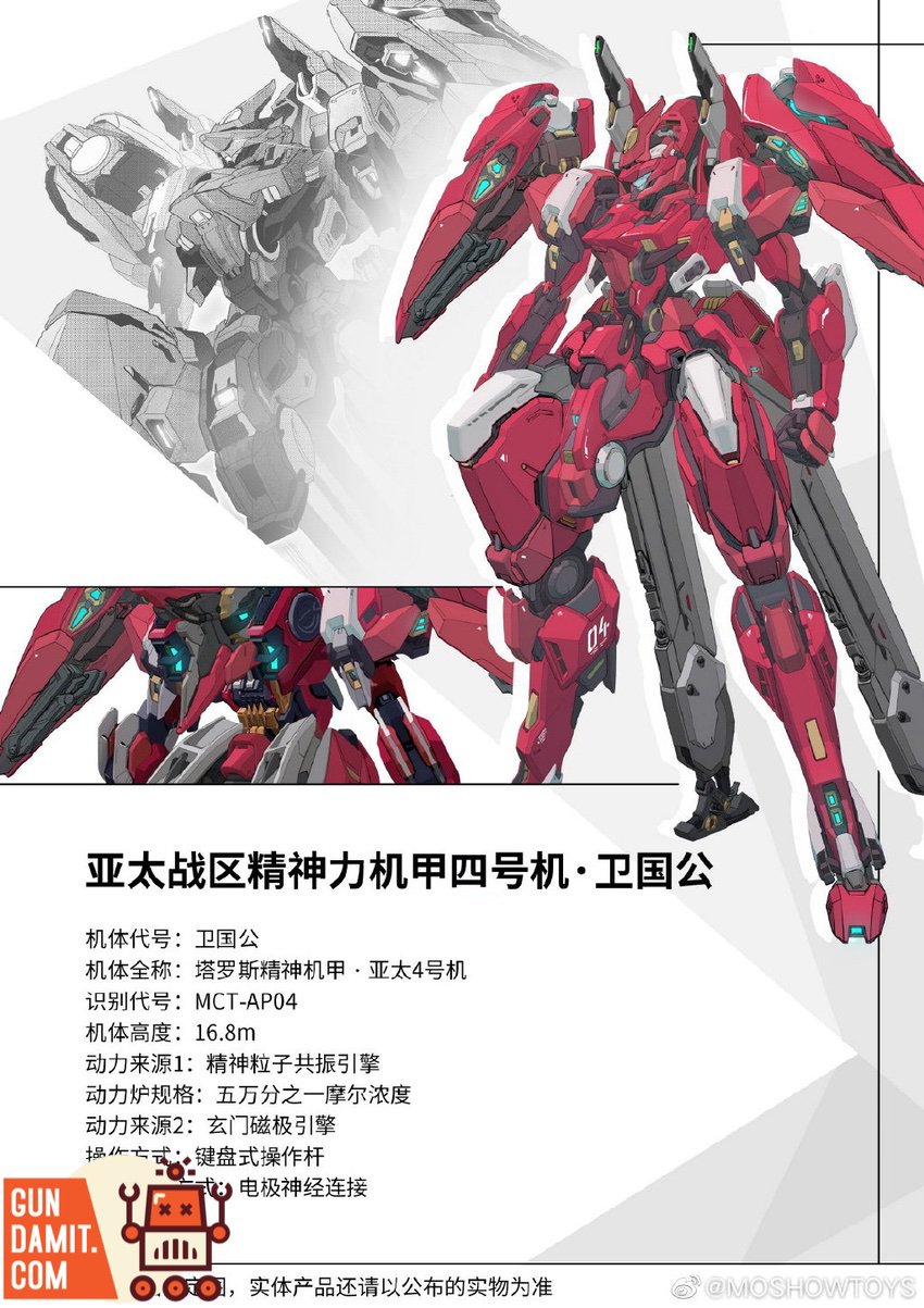 MoShow MCT-AP04 Progenitor Effect Wei Guogong Mecha 04