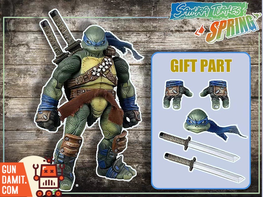 Fury Toys 1/12 Samurai Turtles Leonardo Reissue Figure | GunDamit.com