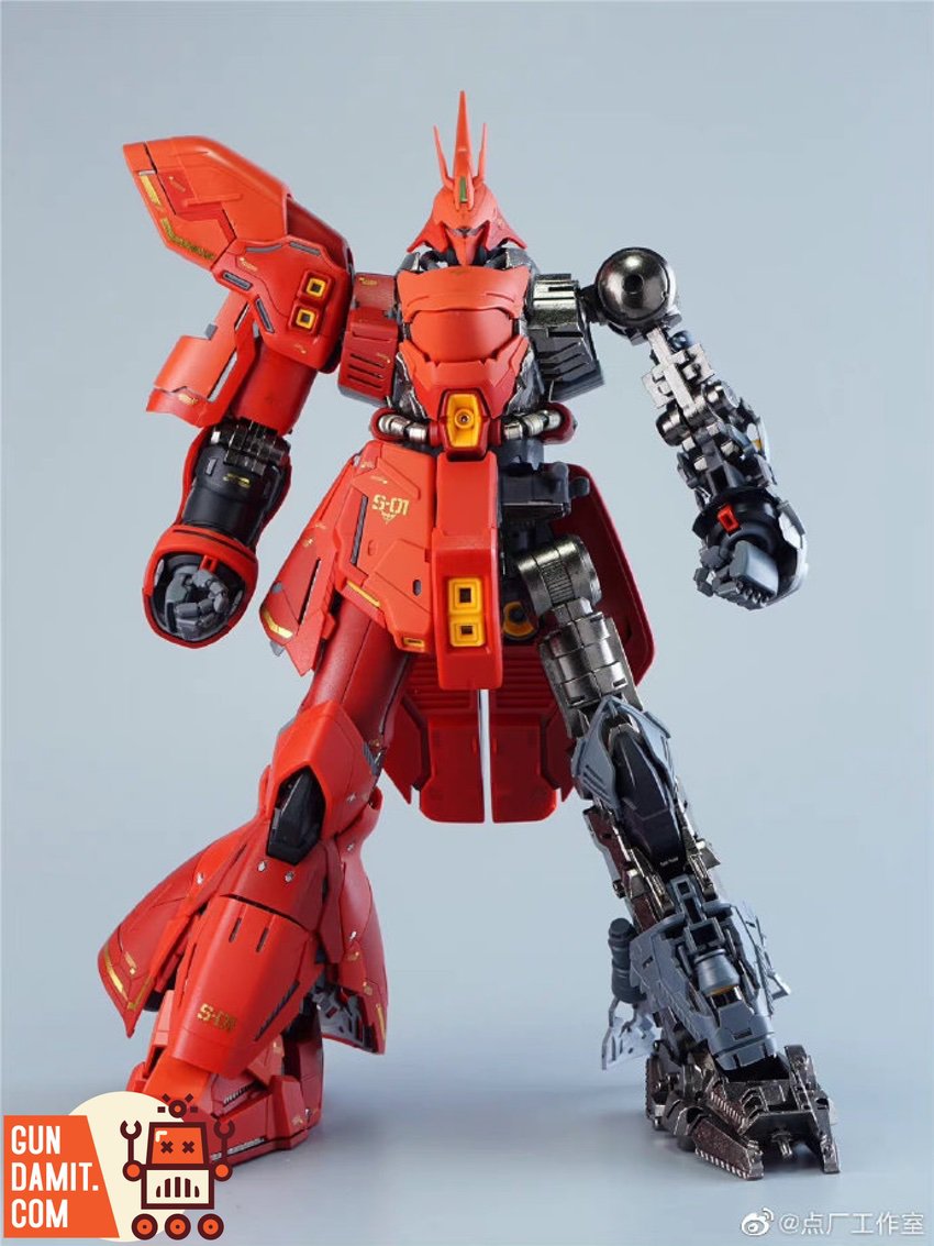 Point Factory 1/100 Alloy Frame Modification Kit for MG MSN-04 Sazabi Ver.Ka  - GunDamit Store