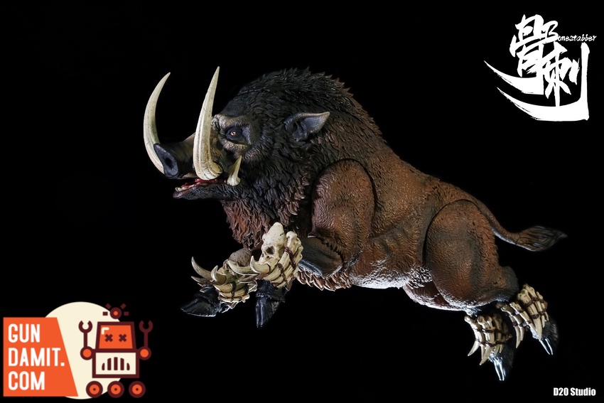 D20 Studio 1/12 Giant Wild Boar Bonestabber Brown Version