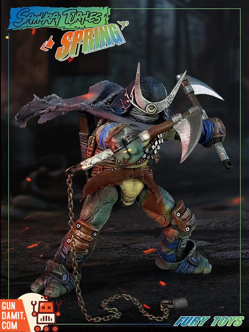Fury Toys 1/12 Samurai Turtles Leonardo Reissue Figure | GunDamit.com