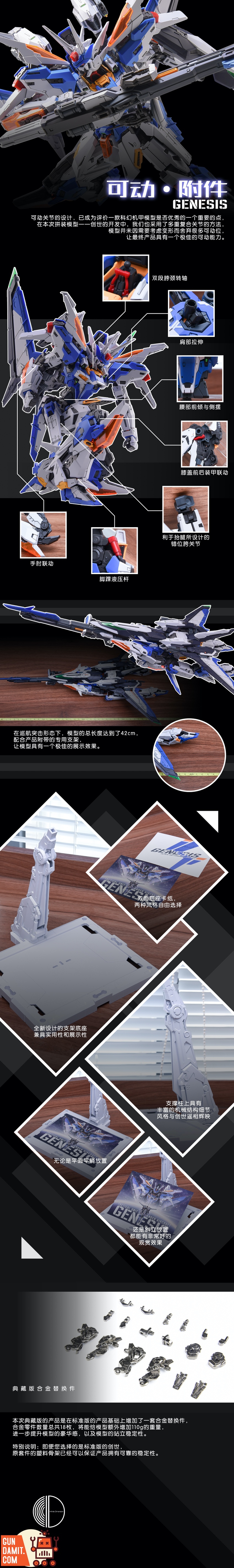 Infinite Dimension 1/100 Genesis Model Kits Standard Version