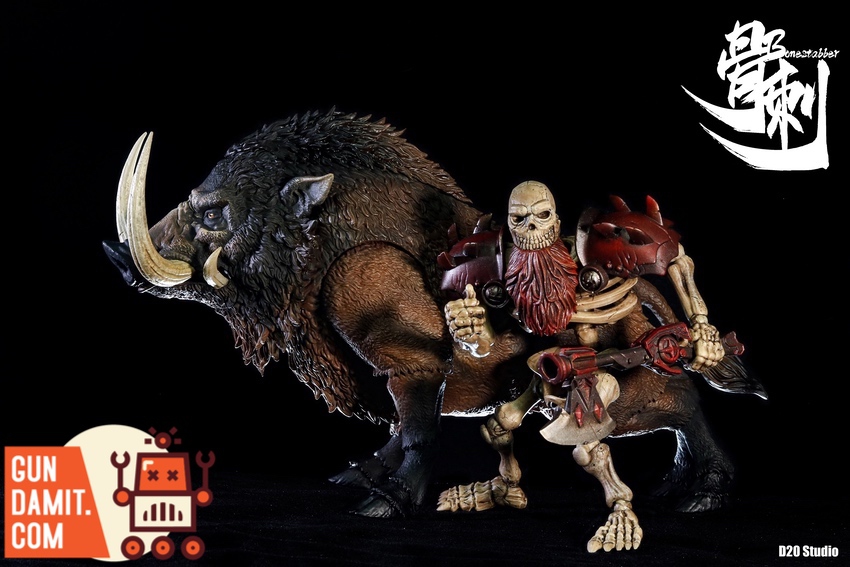 D20 Studio 1/12 Giant Wild Boar Bonestabber Brown Version