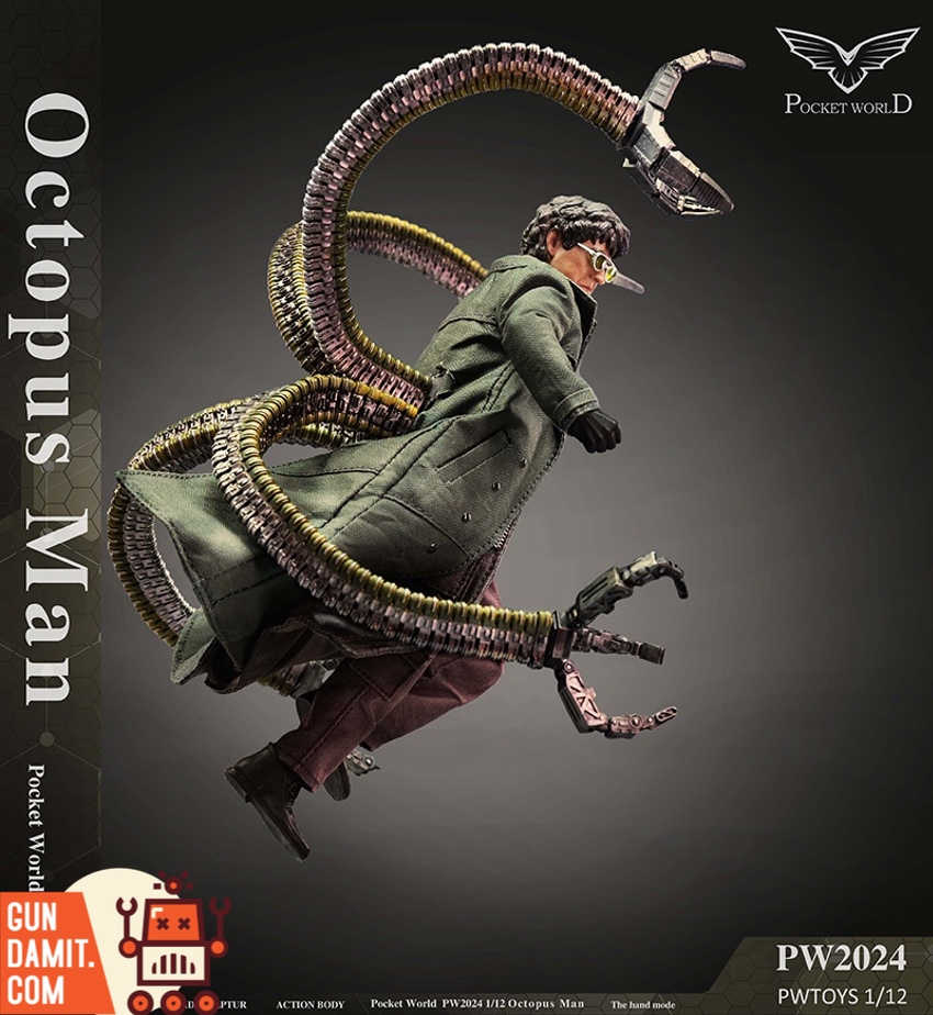 OCTOPUS MAN 1/12スケールフィギュア ドクターオクトパス風 Pre-order)PWTOYS 1/12 Octopus Man PW2024. (PW2024)