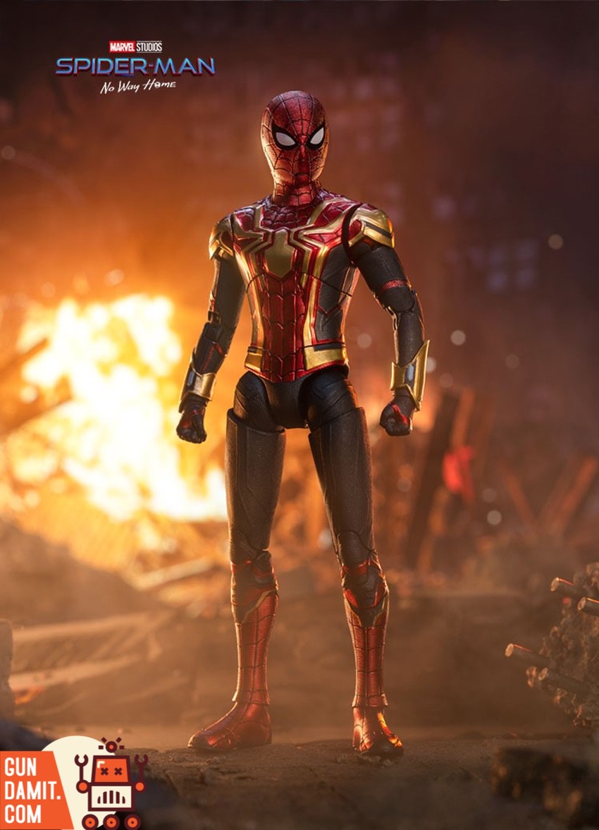 ZT Toys Marvel Licensed 1/10 Spider-man No Way Home Red & Golden