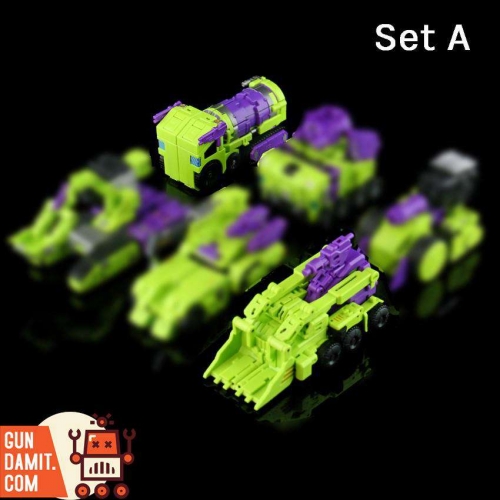 Lucky Cat MC-02 Devastator Transformers Set A Mini Figures