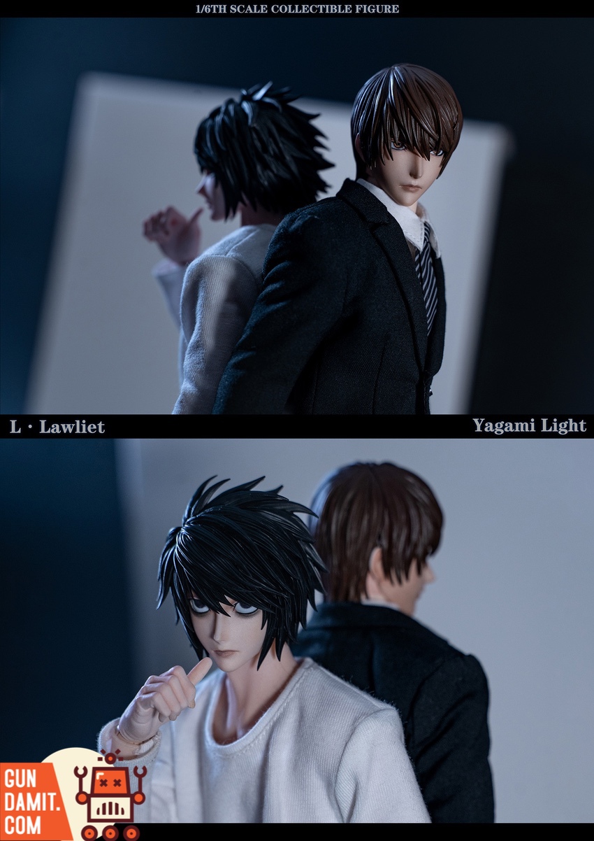 GameToys 1/6 GT-008 Death Note Yagami Light & GT-007UP Death