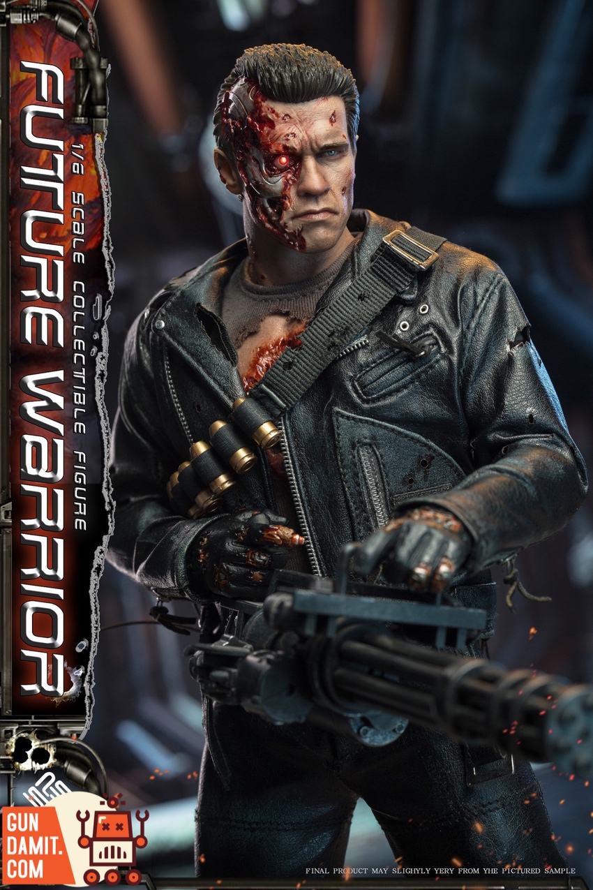 S06-s025 外箱欠品 PRESENT TOYS 1/6 FUTURE WARRIOR T-800 スタンダード版 PT-sp50 ターミネーター Present Toys 1/6 PT-SP50 Future Warrior the Terminator T-800