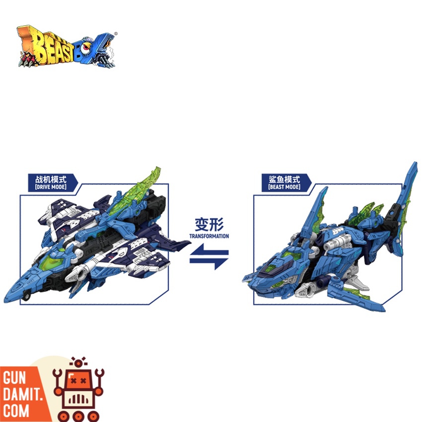 52Toys BeastDrive BD-02 Hydro Bullet Shark Model Kit