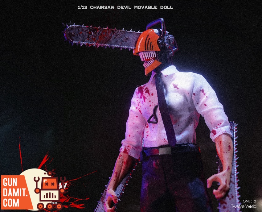 TWTOYS 1/12 チェンソー魔人 TW2258 Twelve World Toys 1/12 TW2258A Chainsaw Devil Denji - Gundamit