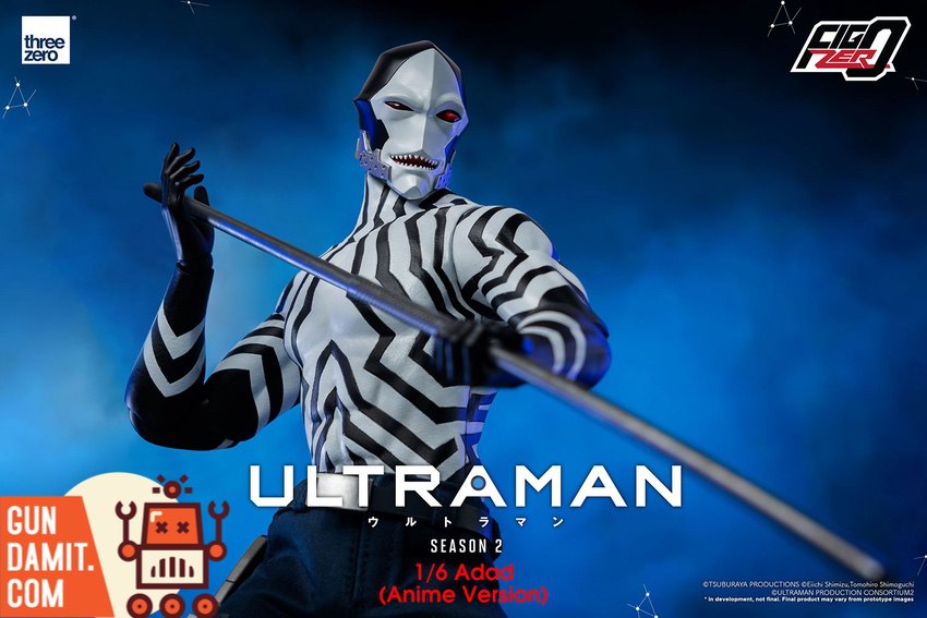 Threezero 1/6 フィグゼロ アダド (Anime Version) Anime 'ULTRAMAN' Season 2FigZero 1/6 Adad (Anime Version