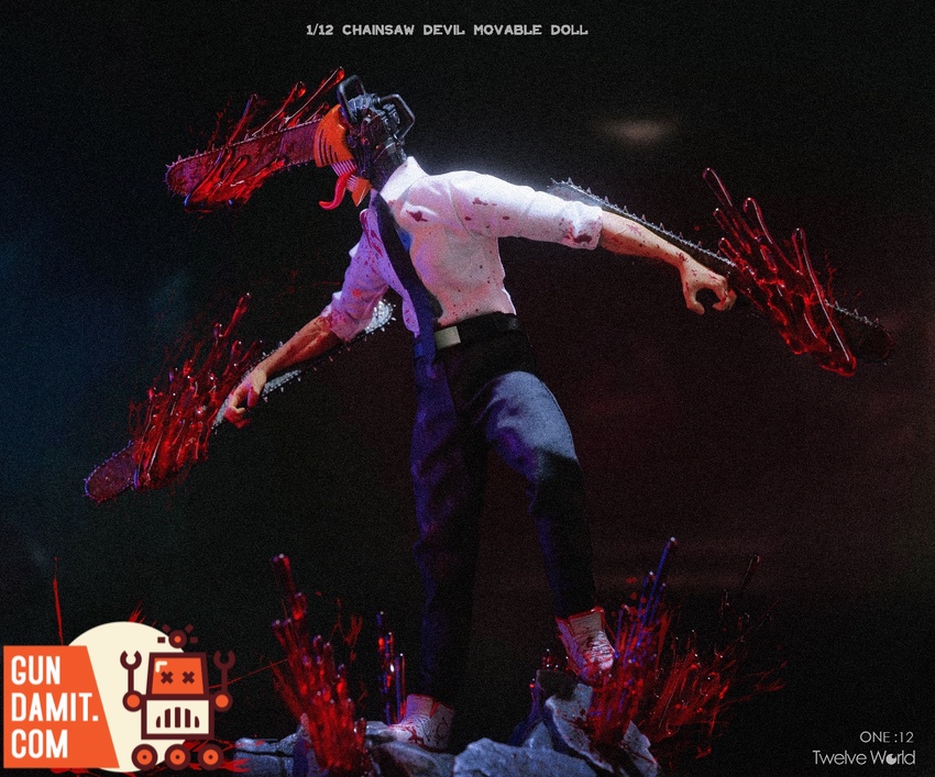Twelve World Toys 1/12 TW2258B Chainsaw Devil's Stand - Gundamit