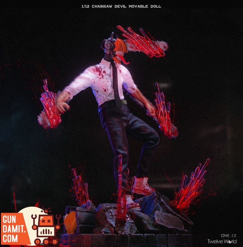 Twelve World Toys 1/12 TW2258B Chainsaw Devil's Stand - Gundamit