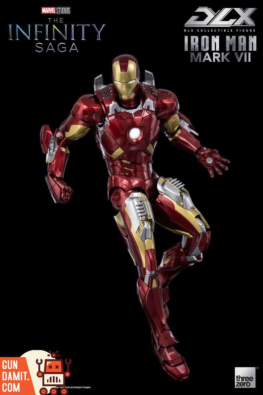 Threezero 1/12 DLX Iron Man Mark 7 Infinity Saga Figure | GunDamit.com