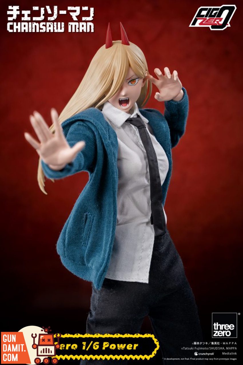 Threezero 1/6 FigZero Chainsaw Man Power Figure | GunDamit.com