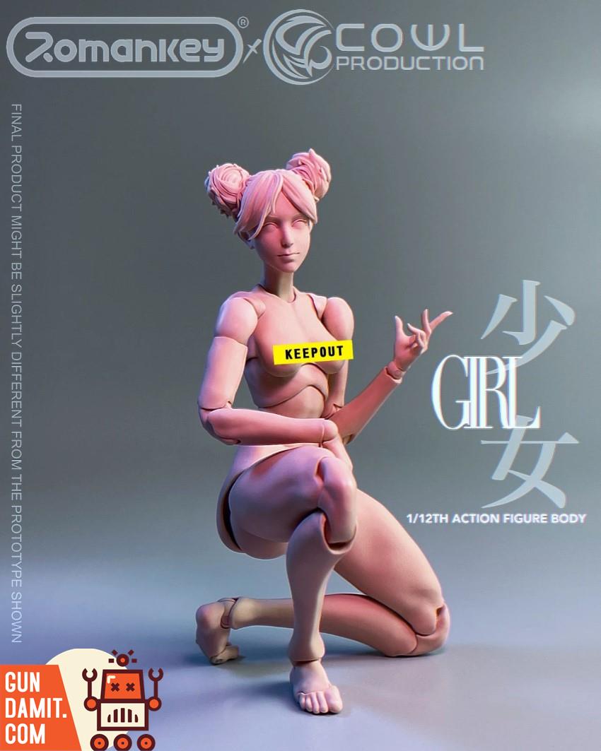 ROMANKEY COWL 1/12 girl body　YELLOW 素体 ROMANKEY COWL 1/12 girl body YELLOW 素体 Romankey on X: