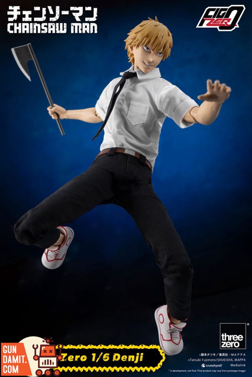 スリーゼロ 3Z0407 チェンソーマン デンジ1/6 chainsaw man Threezero 1/6 FigZero Chainsaw Man Denji Figure | GunDamit.com