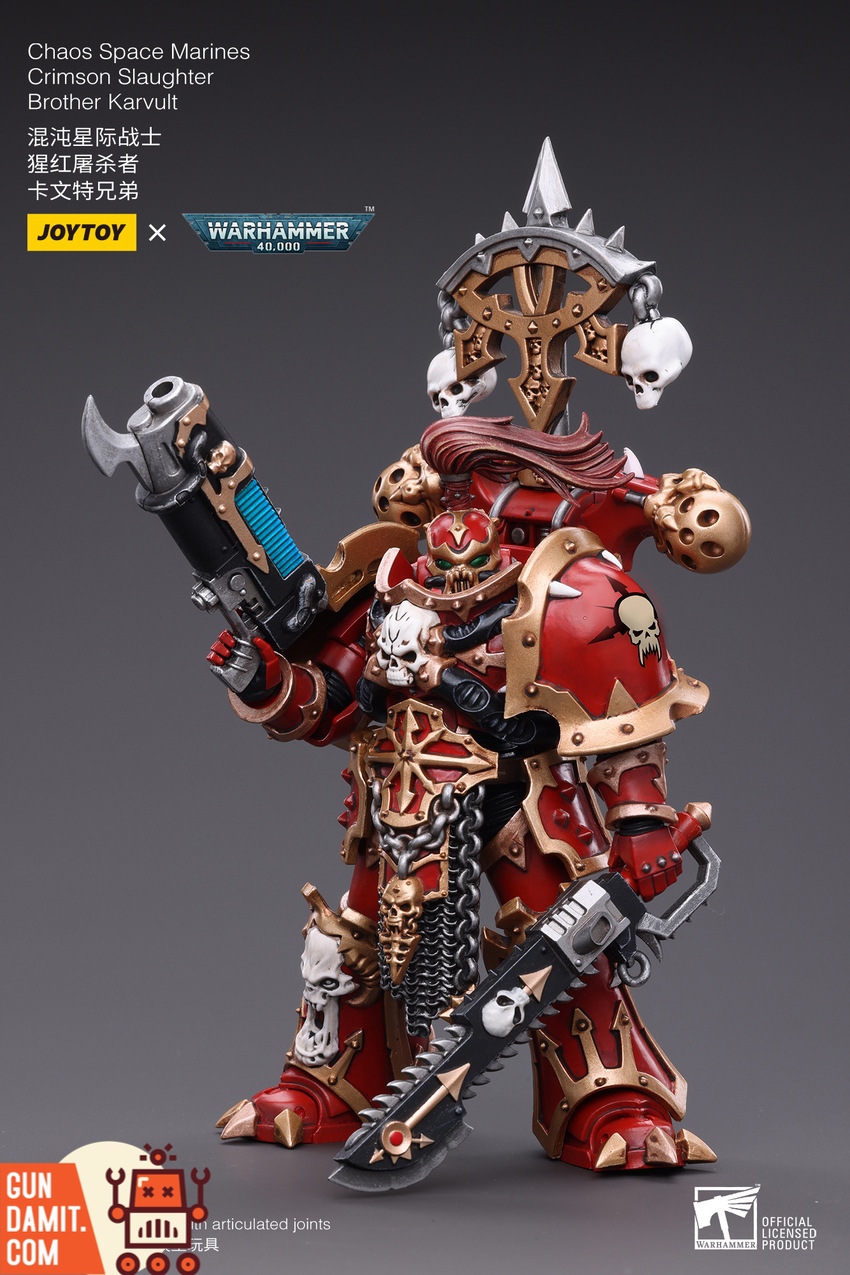 JoyToy Source 1/18 Warhammer 40K Chaos Space Marines Crimson