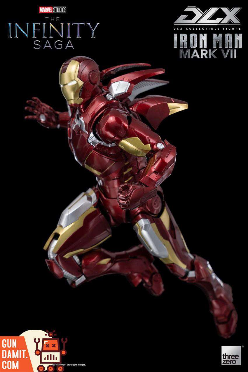 Threezero 1/12 DLX Iron Man Mark 7 Infinity Saga Figure | GunDamit.com
