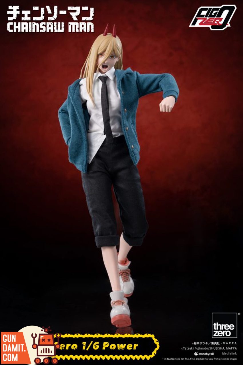 Threezero 1/6 FigZero Chainsaw Man Power Figure | GunDamit.com