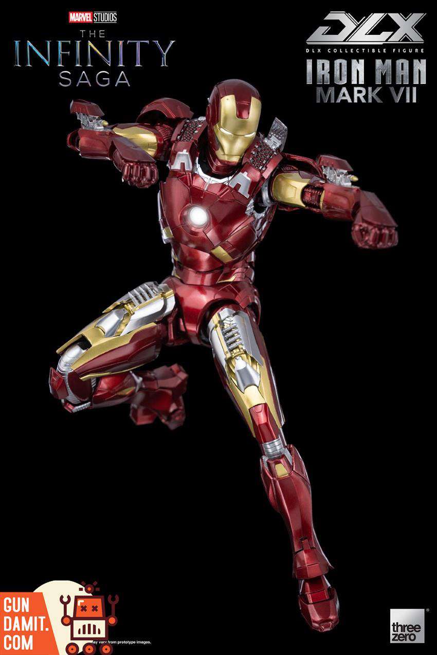 Threezero 1/12 DLX Iron Man Mark 7 Infinity Saga Figure | GunDamit.com