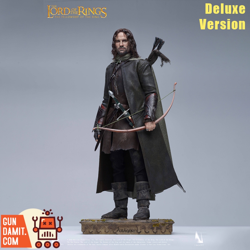 Inart 1/6 Warner Licensed Lord of the Rings Aragorn II Elessar Deluxe Version