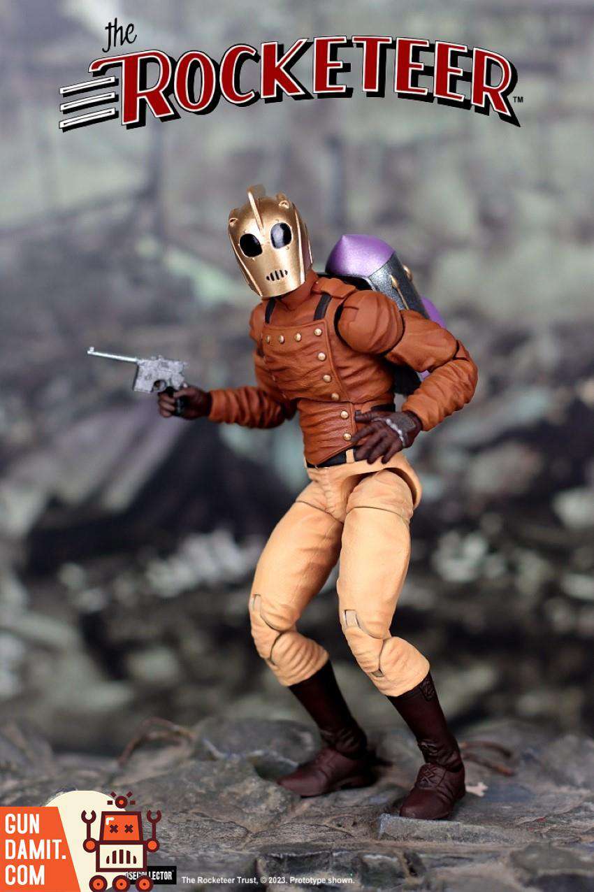 メディコムトイ ロケッティア フィギュア THE ROCKETEER Executive Replicas 1/12 The Rocketeer & Betty Set Of Two